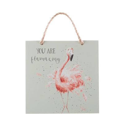 Wrendale Designs Wall Signs & Plaques Flamingo - You Are Flamazing Wooden Plaques