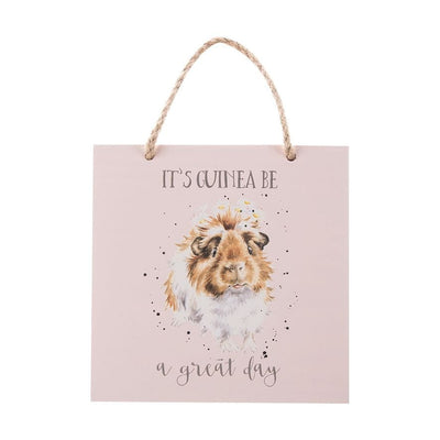 Wrendale Designs Wall Signs & Plaques Guinea Pig - It's Guinea Be A Great Day Wooden Plaques