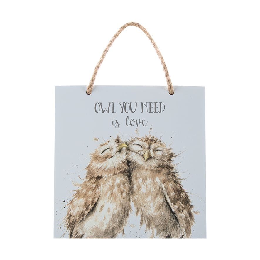 Wrendale Designs Wall Signs & Plaques Owl - Owl You Need Is Love Wooden Plaques